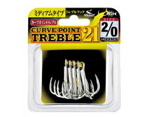 Крючок тройной Shout Curve Point Treble 21 221CS #4/0